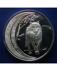Andorra 	10 Diners	1995	 - Wolf - Silver / Proof