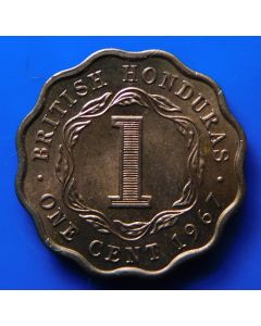 British Honduras 	 Cent	1967