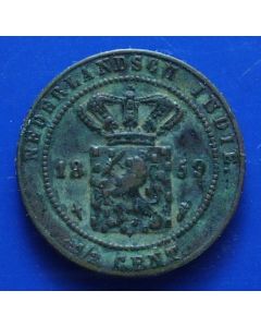 N. East Indies  ½ Cent1859km# 306 Scholten # 792