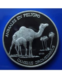 Saharawi Arab Dem. Rep. 	1000 Pesetas	2002	 - Proof - Silver / Dromedarius -low mintage