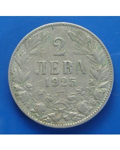 Bulgaria  2 Leva1925pkm# 38 