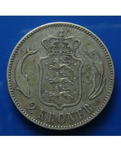 Denmark  2 Kroner1876km# 798.1 