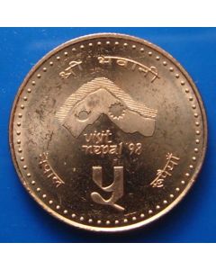 Nepal  5 Rupee1997km#1117