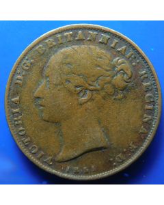 Jersey 	1/26 Shilling	1851	 - VICTORIA  D.G. BRITANNIAR