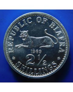 Biafra 	2½ Shilling	1969	 Lion – unc