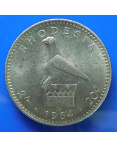 Rhodesia  2 Shillings1964 km#3  Schön# 4