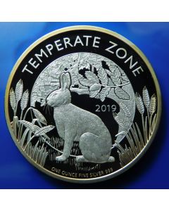 Djibouti 	200 Francs 2019	Temperate Zone - Silver / Proof