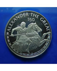 Cook Islands	 50 Dollars	1988	 ALEXANDER THE GREAT 