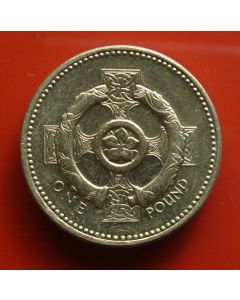 Great Britain Pound1996 km# 972 