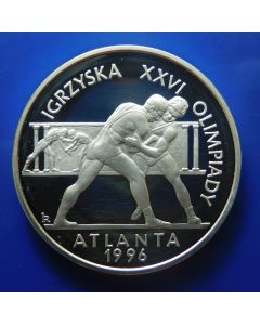 Poland 	 20 Zlotych	1995	 XXVI Olympic Games - Atlanta 1996, Wrestlers