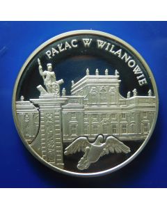 Poland 	 20 Zlotych	2000	 Palace in Wilanów