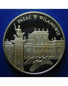 Poland 	 20 Zlotych	2000	 Palace in Wilanów