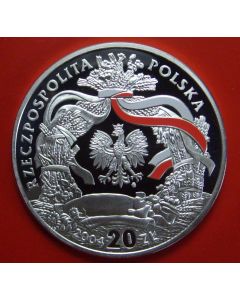 Poland  20 Zlotych2004 Y# 508    Schön# 519