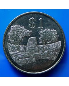 Zimbabwe Dollar1980km# 6  Schön# 60