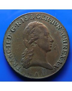 Austria 	 3 Kreuzer	 1800A	 beautiful coin, Wien
