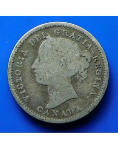 Canada 10 Cents1899km# 3 