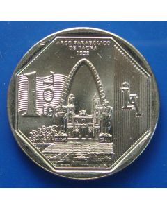 Peru  Nuevo Sol	2016  Tacna Parabolic Arch