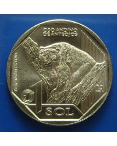 Peru Nuevo Sol 2017 (Tremarctos ornatus), Spectacled Bear