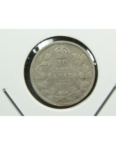 Canada 10 Cents1902Hkm# 10  