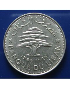 Lebanon 50 Piastres1969km# 28.1   Schön# 31a