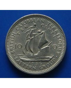 British Caribbean Territories 10 Cents1956km# 5    Schön# 5