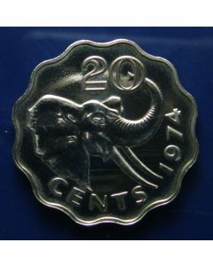 Swaziland  20 Cents1974 km# 11  
