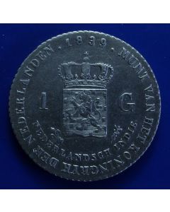 N. East Indies  Gulden1839km#300a Scholten # 616