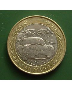 Isle of Man  2 Pounds1998 km# 858  