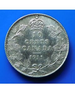 Canada 10 Cents1911km# 17  Schön# 16