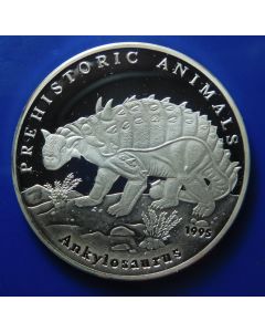 Afghanistan, Democratic Republic	 500 Afghanis	1995	 - Ankylosaurus