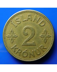 Iceland 2 Kronur1929km#4.1  Schön# 7 