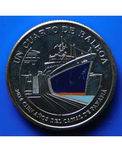 Panama	 ¼ Balboa	2016	 Centenary of Panama Canal