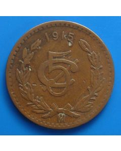 Mexico  5 Centavos1915 km# 422