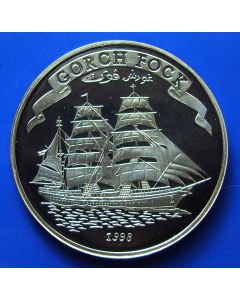 Somalia 	 5000 Shillings	1998	 - Gorch Fock - Silver / Proof