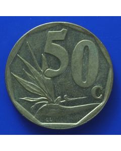 South Africa  50 Cents1996 km# 163 