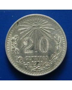 Mexico  20 Centavos1921 km# 438 