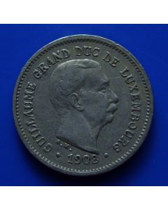 Luxembourg 5 Centimes 1908km# 26 