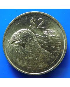 Zimbabwe 2 Dollars1997 km# 12  Schön# 61