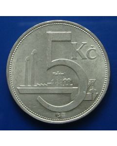 Czechoslovakia 5 Korun1928km# 11 