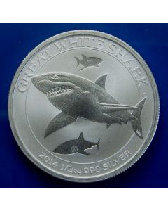 Australia 	 50 Cents	 2014P	 Great With Shark