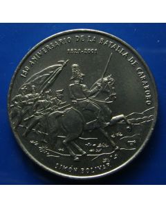 Carib.C.	  Peso	2001	 - 175th Ann. Of Liberation – unc