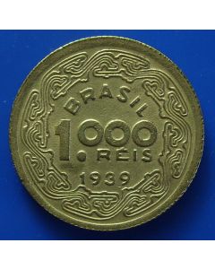 Brazil 1000 Reis1939km# 550