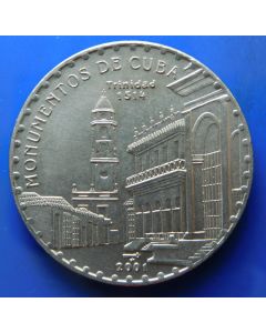 Cuba Peso 2001 Trinidad Cathedral