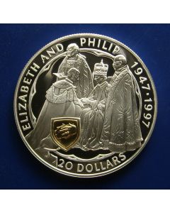New Zealand 	 20 Dollars	1997	 50th wedding anniversary of Queen Elizabeth II and Prince Philip