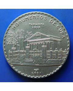 Cuba Peso 2001 Templete 1828