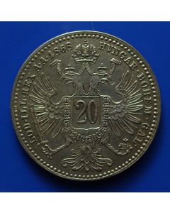 Austria 	 20 Kreuzer	1868	 - Franz Joseph l - Silver