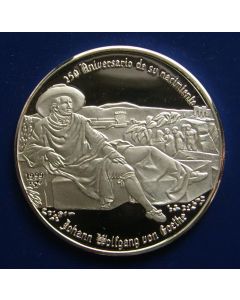 Carib.C.	10 Pesos	1999	 - Johann Wolfgang von Goethe - Proof / Silver