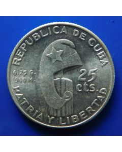 Carib.C.   25 Centavos 1953