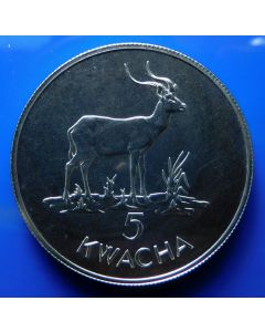 Zambia 	 5 Kwacha	1979	 - Kafue Lechwe – Silver
