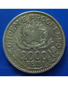 Brazil 2000 Reis1913akm# 514